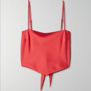 Sunday Best Aritzia Elektra Camisole - Cerise Red